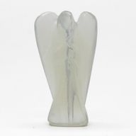 Ange en Pierre Précieuse Sculptée à la Main - Opalite