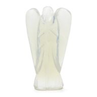 Ange en Pierre Précieuse Sculptée à la Main - Opalite