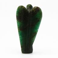 Ange en Pierre Précieuse Sculptée à la Main - Aventurine Verte