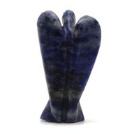 Ange en Pierre Précieuse Sculptée à la Main - Sodalite