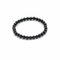 Bracelet de Manifestation en Pierres Précieuses- Agate Noire – Protection