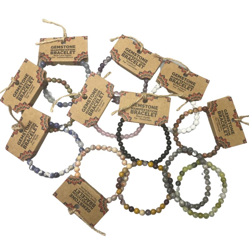 Bracelet de Manifestation en Pierres Précieuses - Pack de démarrage (4 of Each)