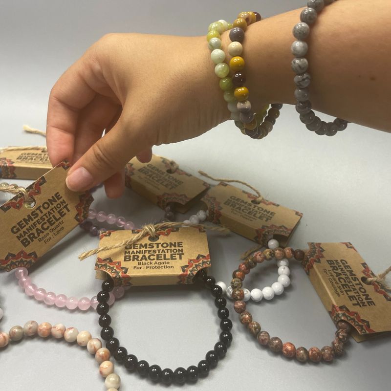 Bracelet de Manifestation en Pierres Précieuses - Pack de démarrage (4 of Each)
