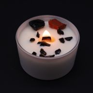 Bougie Chakra de Cristal - Chakra Racine