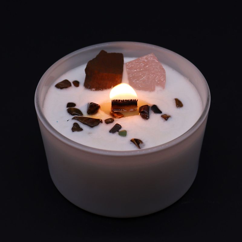 Bougie Chakra de Cristal - Chakra Sacré