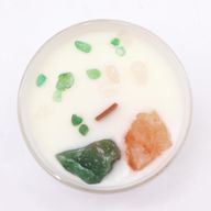 Bougie Chakra de Cristal - Chakra du Cœur