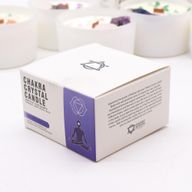 Bougie Chakra de Cristal - Chakra du Troisième Oeil