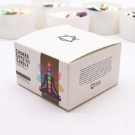 Grandes Bougie Chakra de Cristal  - Sept Chakra