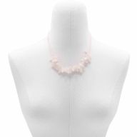 Collier de Pierres Précieuses - Quartz Rose