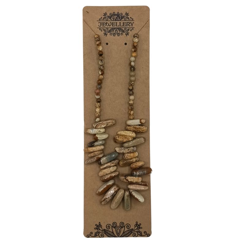 Collier de Pierres Précieuses - Jaspe Map
