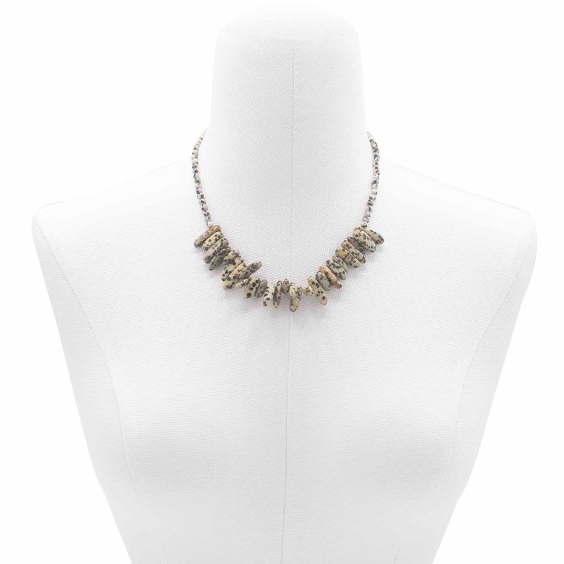 Collier de Pierres Précieuses - Pierre de Dalmatie