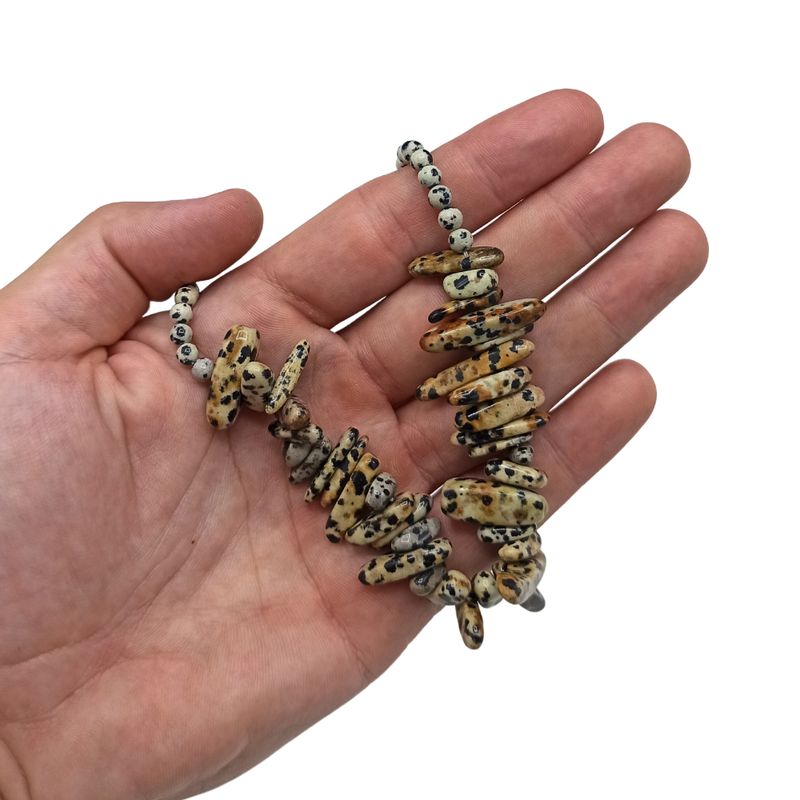 Collier de Pierres Précieuses - Pierre de Dalmatie