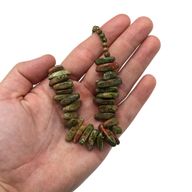 Collier de Pierres Précieuses - Unakite