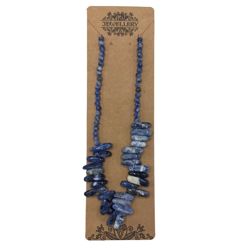 Collier de Pierres Précieuses- Sodalite