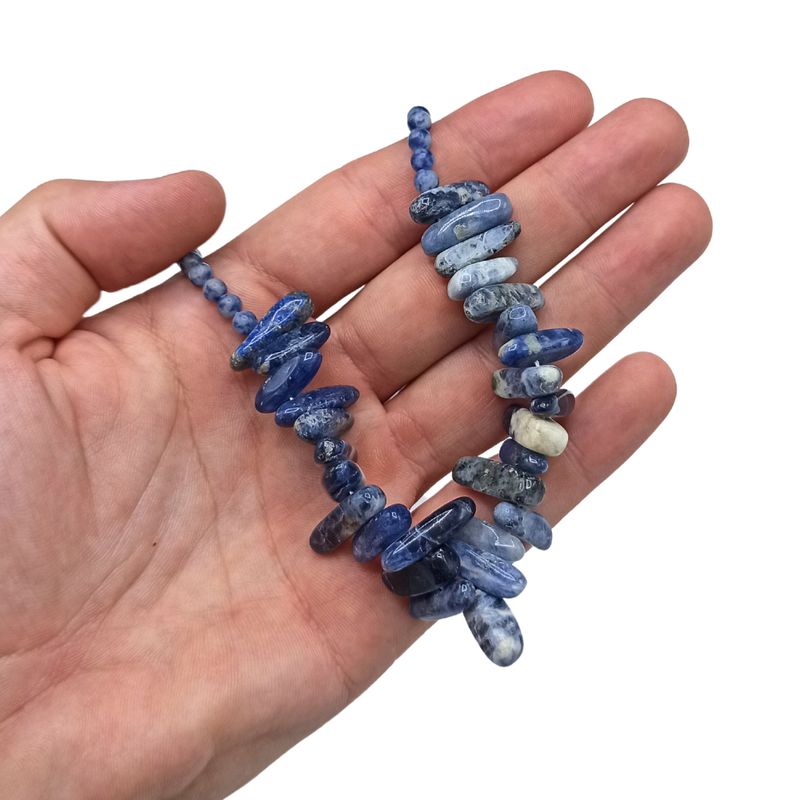 Collier de Pierres Précieuses- Sodalite