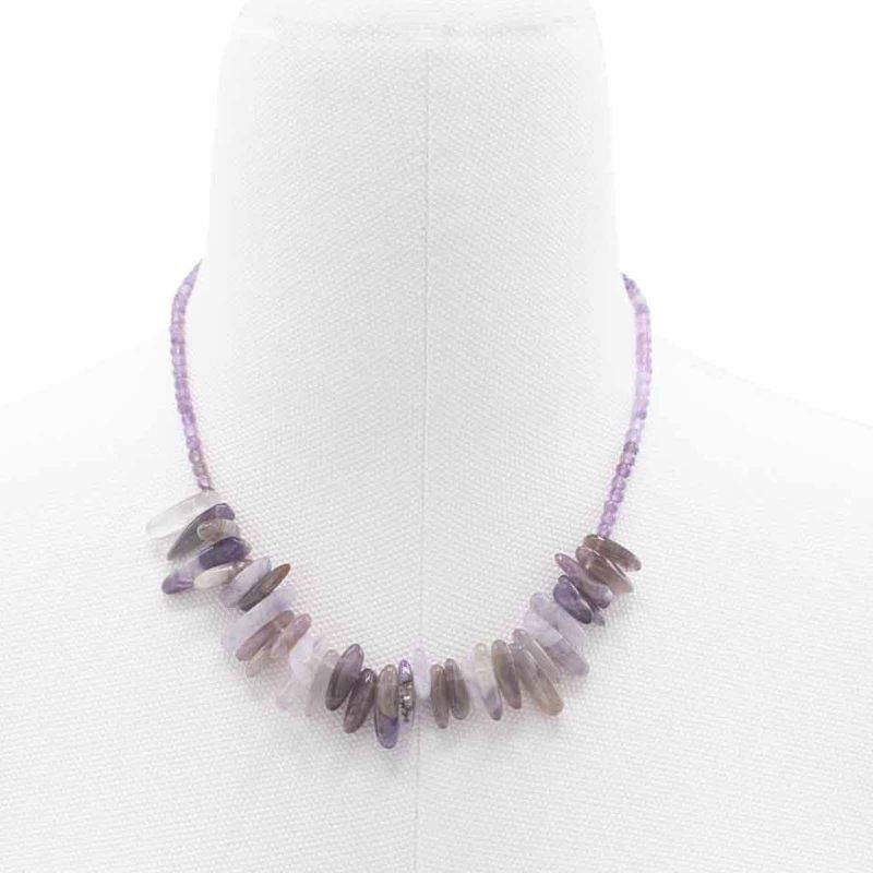 Collier de Pierres Précieuses - Amethyste