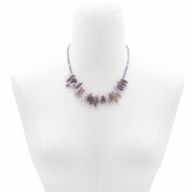 Collier de Pierres Précieuses - Amethyste
