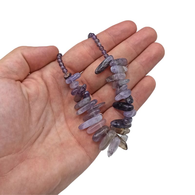 Collier de Pierres Précieuses - Amethyste