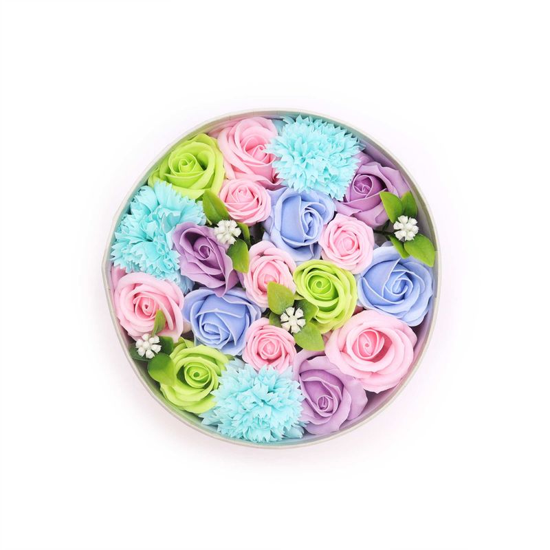 Boîte Ronde - Naissance Bébé - Bleue