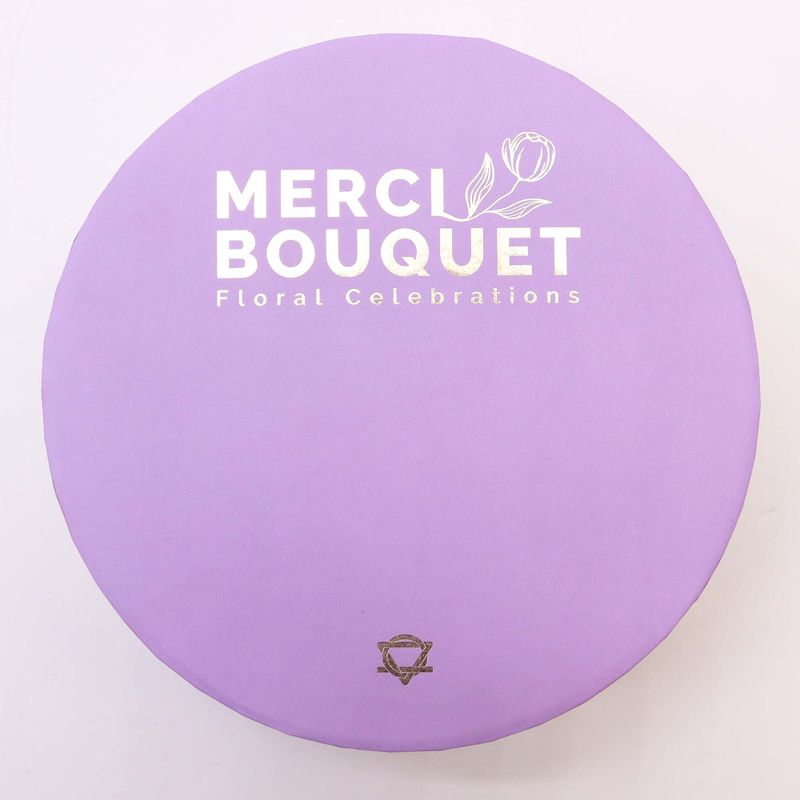 Boîte Ronde - Naissance Bébé - Bleue