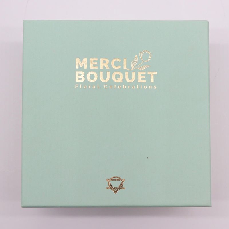 Boîte Carrée - Bénédictions de Mariage - Blanc & Ivoire