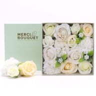 Boîte Carrée - Bénédictions de Mariage - Blanc & Ivoire
