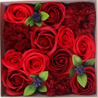Boîte Carrée - Roses Rouges