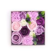 Boîte Carrée - Lavande Rose & Oeillet