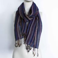Foulards Boho Indiens - 50x180cm - Couleurs aléatoires avec fil doré