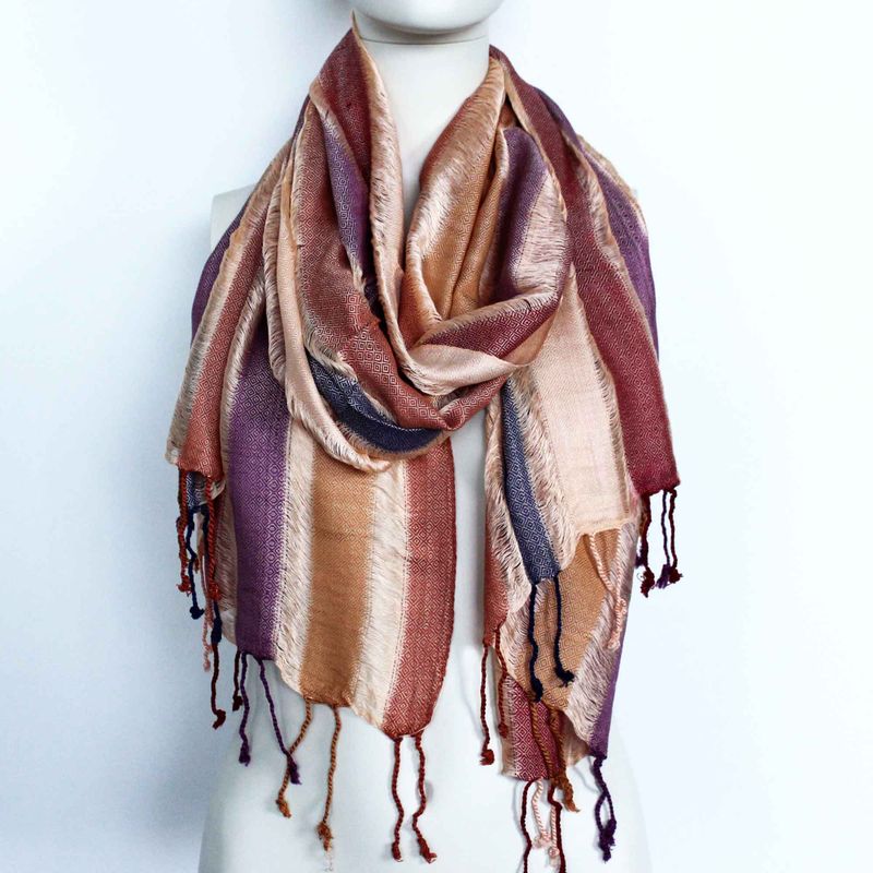 Foulards Boho Indiens Large - 75x180cm - Couleurs Aléatoires