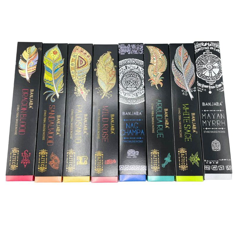 Encens Tribal de Banjara -(8x 6 parfums)