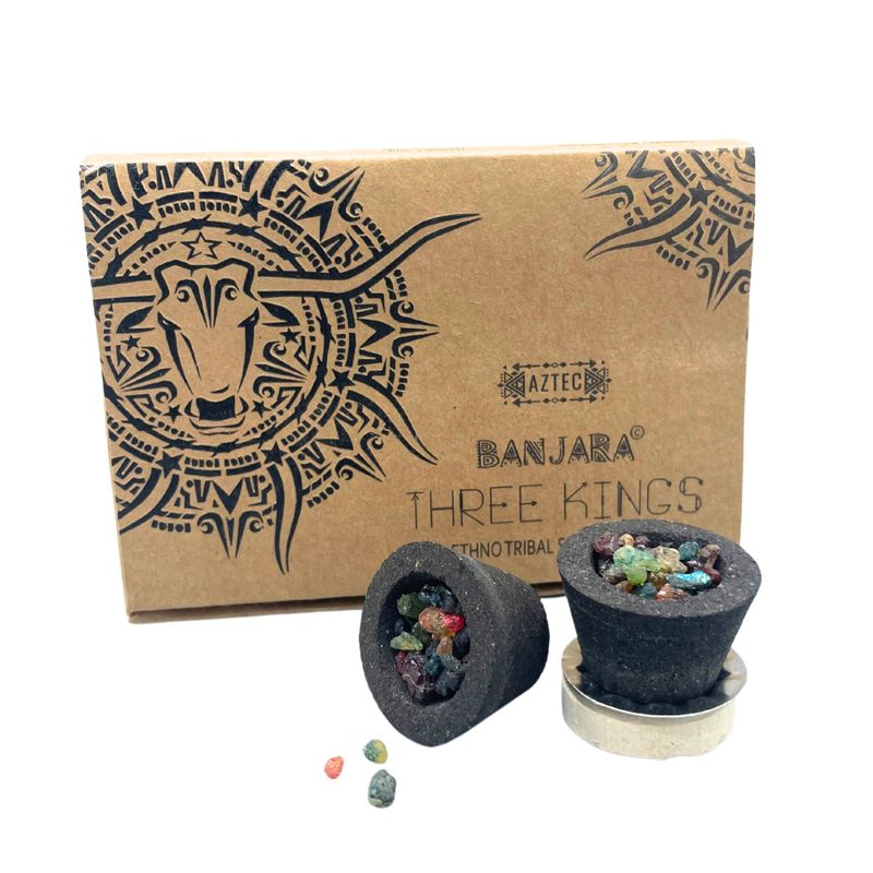 Tasses de Résine de Banjara - 3 Rois