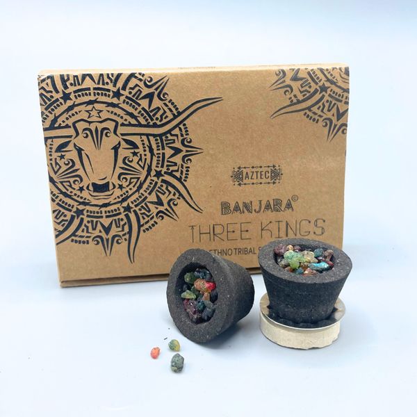 Tasses de Résine de Banjara - 3 Rois