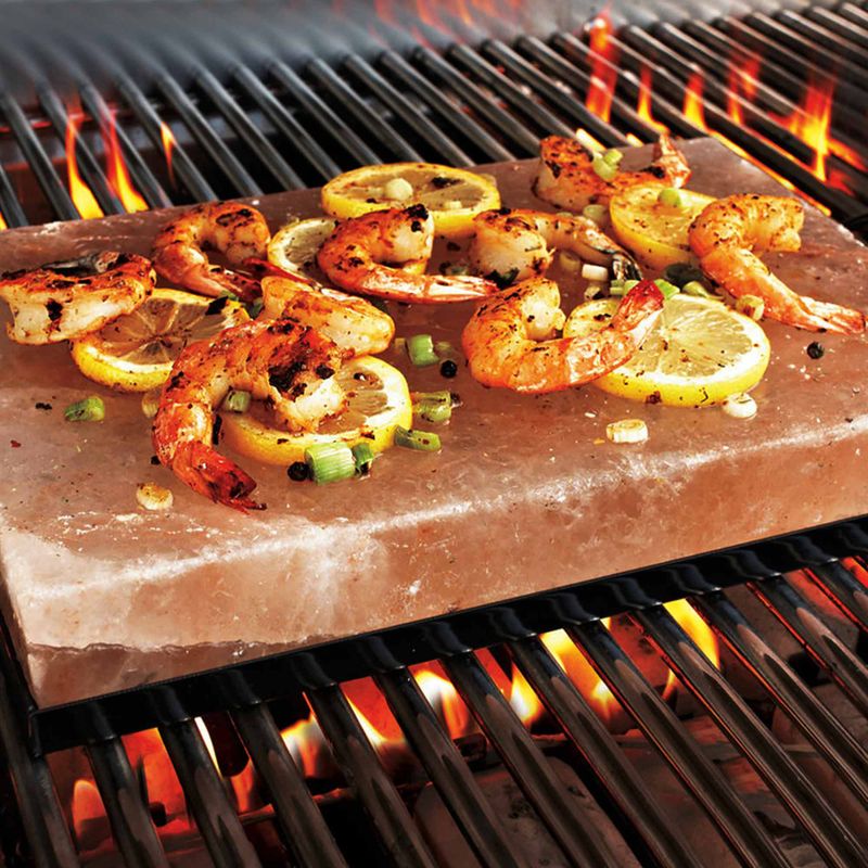 Plaque de cuisson BBQ au sel de l'Himalaya - 30x20x5cm