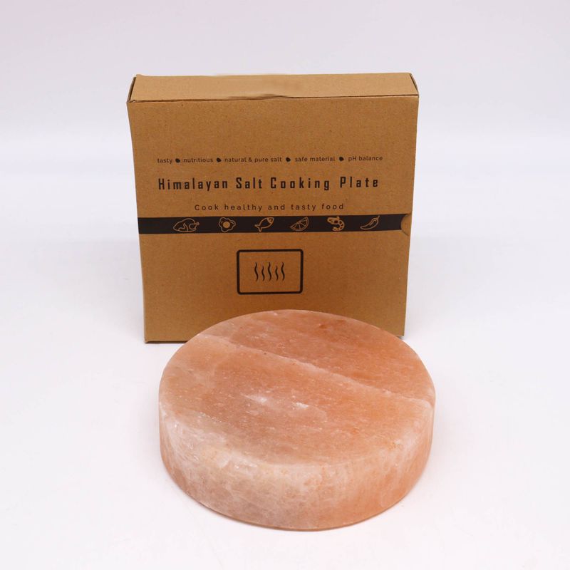 Plaque de Cuisson au Sel de l'Himalaya - Ronde - 20x20x5cm