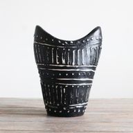 Vase en Forme de Tourbillons - Crème