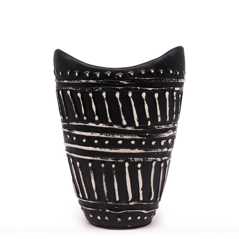 Vase en Forme de Tourbillons - Crème