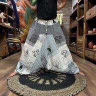 Pantalon de Yoga & Festival  - Aladdin  Imprimés Himalaya - Gris