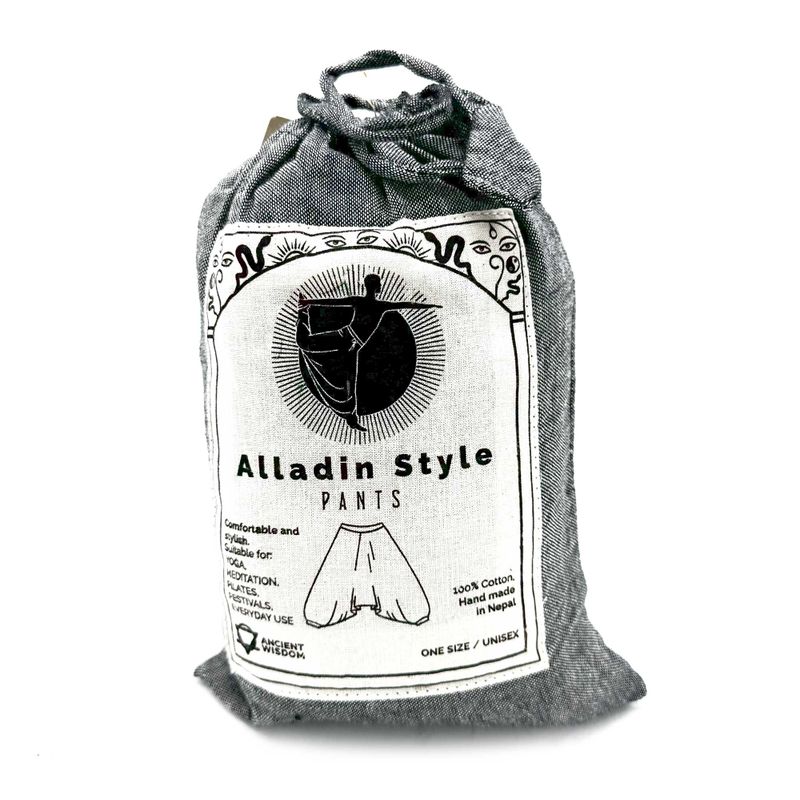 Pantalon de Yoga & Festival  - Aladdin  Imprimés Himalaya - Gris