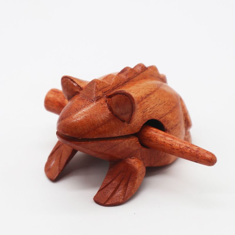 Petite Grenouille en Bois qui Coasse