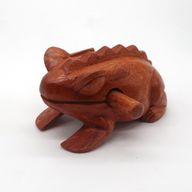 Petite Grenouille en Bois qui Coasse