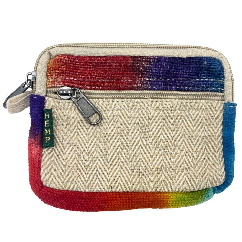 Pochette Carrée en Chanvre Tie and dye