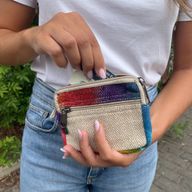 Pochette Carrée en Chanvre Tie and dye