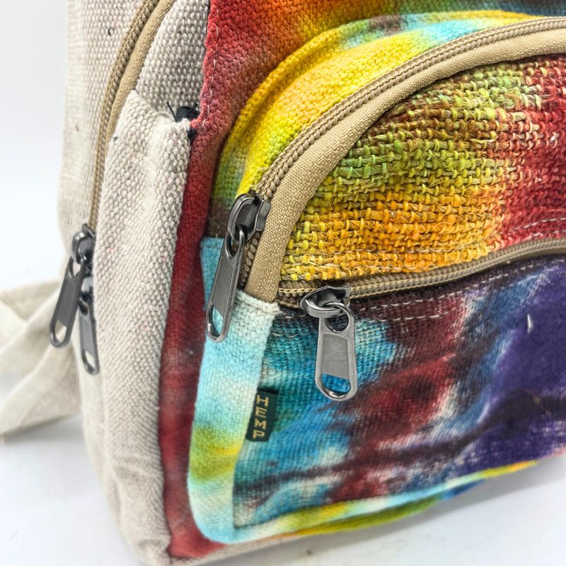 Sac Bandoulière en Chanvre Tie and dye