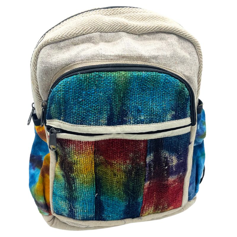 Sac à Dos Moyen en Chanvre Tie and dye - Sans impression
