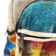 Sac à Dos Moyen en Chanvre Tie and dye - Sans impression