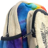 Sac à Dos Moyen en Chanvre Tie and dye - 7 Chakra
