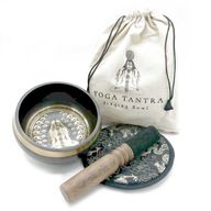 Coffret Cadeau Bol Chantant Gravé à la Main - 14cm - Yogi