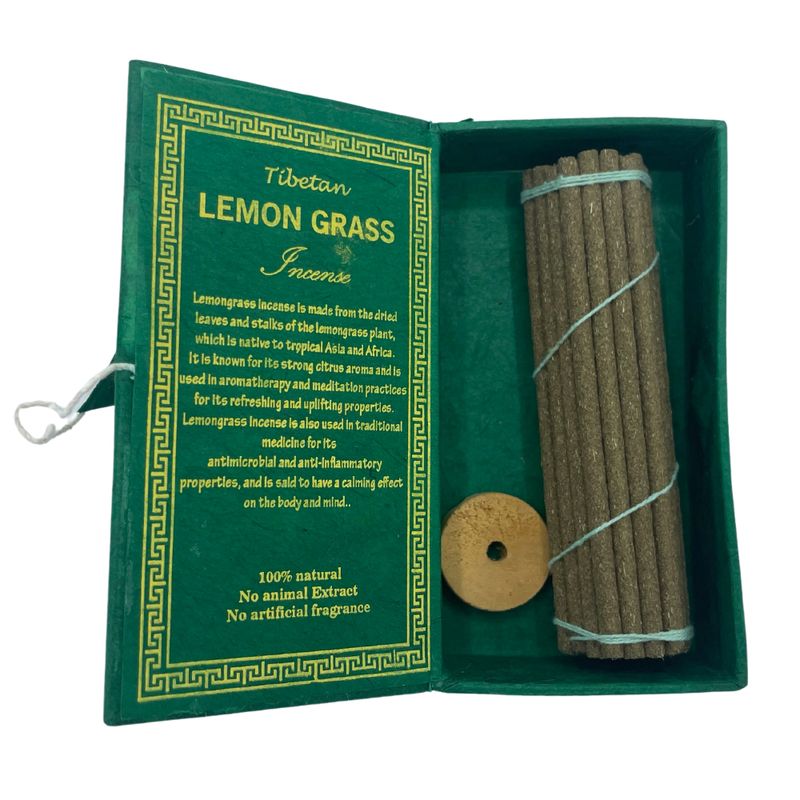 Coffret Cadeau d'Encens Sughandit Dhoop de l'Himalaya - Citronnelle