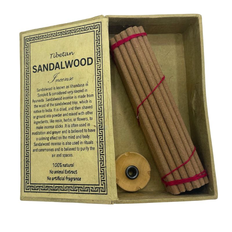 Coffret Cadeau d'Encens Sughandit Dhoop de l'Himalaya - Bois de Santal